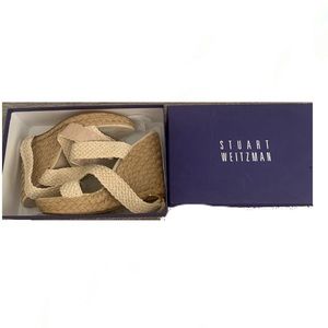 STUART WEITZMAN IVORY WEDGES SIZE 10